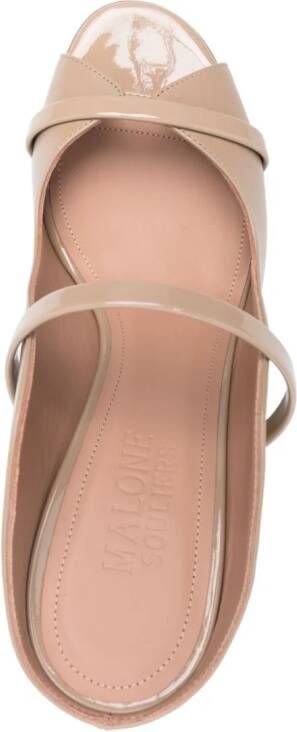 Malone Souliers Norah 85mm leather mules Neutrals