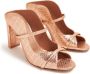 Malone Souliers Norah 85mm leather mules Pink - Thumbnail 2