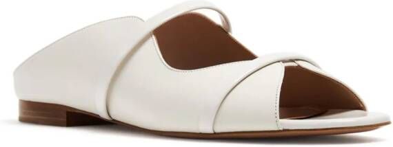 Malone Souliers Norah leather mules White