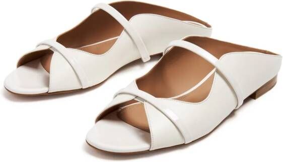 Malone Souliers Norah leather mules White