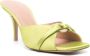 Malone Souliers Patricia 70mm satin mules Green - Thumbnail 2