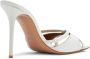 Malone Souliers Penn 85mm patent leather mules White - Thumbnail 3