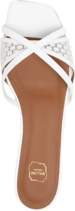Malone Souliers Penn cut-out leather mules White