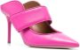 Malone Souliers pointed-toe leather mules Pink - Thumbnail 2