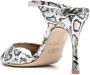 Malone Souliers python-print calf-leather mules Silver - Thumbnail 3