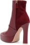 Malone Souliers Rue 140mm pointed-toe boots Red - Thumbnail 3
