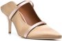 Malone Souliers satin finish pointed toe mules Neutrals - Thumbnail 2