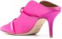 Malone Souliers satin finish pointed toe mules Pink - Thumbnail 3