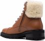 Malone Souliers shearling-trim ankle boots Brown - Thumbnail 3