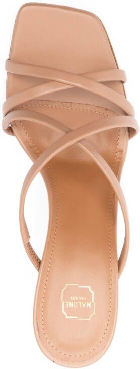Malone Souliers slip-on 95mm leather sandals Neutrals