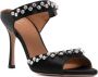 Malone Souliers Tala 90mm crystal-embellished sandals Black - Thumbnail 2