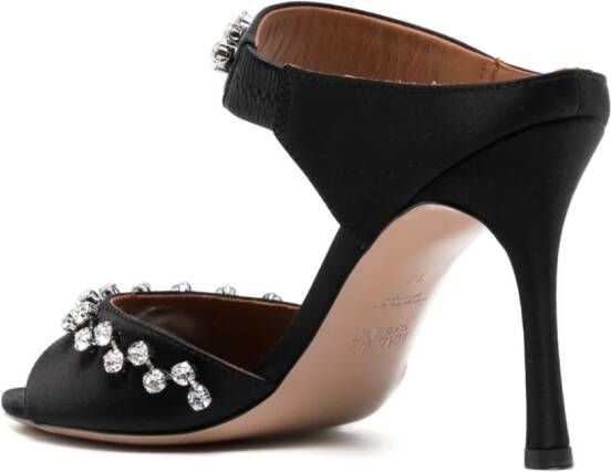 Malone Souliers Tala 90mm crystal-embellished sandals Black