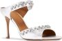 Malone Souliers Tala 90mm crystal-embellished sandals Silver - Thumbnail 2
