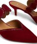 Malone Souliers Tibby 45mm pointed-toe mules Red - Thumbnail 5