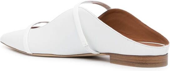 Malone Souliers top strap mules White