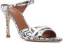 Malone Souliers Uma 100mm leather sandals Silver - Thumbnail 2