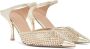 Malone Souliers Vega 70mm crystal-embellished mules Gold - Thumbnail 2