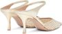 Malone Souliers Vega 70mm crystal-embellished mules Gold - Thumbnail 3