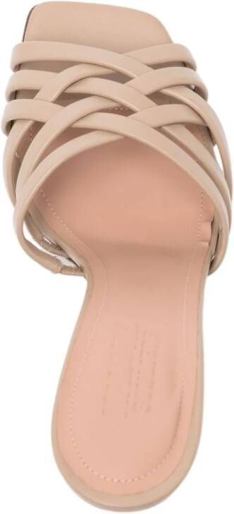 Malone Souliers West 90mm caged sandals Neutrals