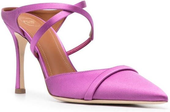 Malone Souliers Yoana 90 leather pumps Purple