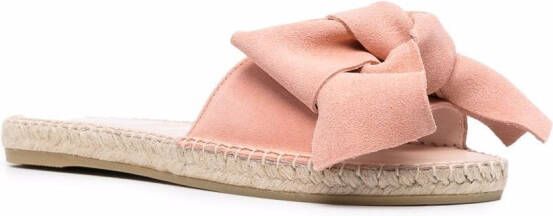Manebi bow-detail sandals Pink