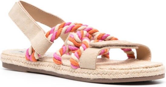 Manebi cord-detail flat sandals Neutrals