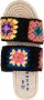 Manebi crochet flat sandals Black - Thumbnail 4