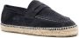 Manebi decorative-stitch suede espadrilles Blue - Thumbnail 2