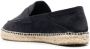 Manebi decorative-stitch suede espadrilles Blue - Thumbnail 3