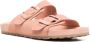 Manebi double-buckle suede sandals Pink - Thumbnail 2