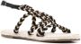 Manebi flat rope sandals Black - Thumbnail 2