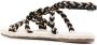 Manebi flat rope sandals Black - Thumbnail 3