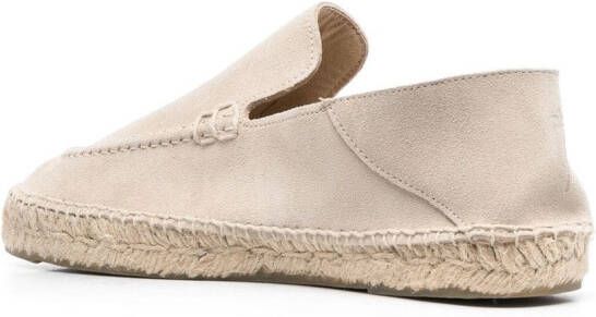 Manebi Hamptons leather espadrilles Neutrals