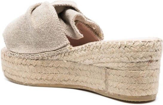 Manebi Havana platform-sole espadrilles Neutrals