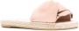 Manebi knot-detail slip-on sandals Pink - Thumbnail 2