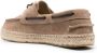 Manebi lace-up suede boat shoes Brown - Thumbnail 3