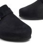 Manebi logo-debossed suede slippers Black - Thumbnail 5