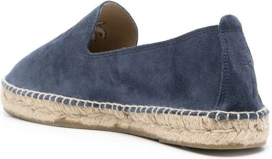 Manebi Palm Springs suede espadrilles Blue