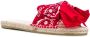 Manebi scarf tied slides Red - Thumbnail 2