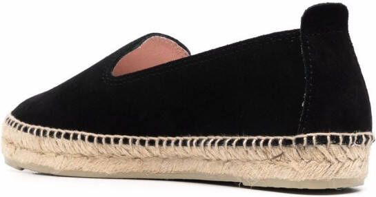 Manebi slip-on espadrille shoes Black