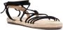 Manebi tie-fastening flat sandals Black - Thumbnail 2