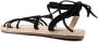 Manebi tie-fastening flat sandals Black - Thumbnail 3