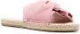 Manebi twist-front suede espadrilles Pink - Thumbnail 2