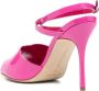Manolo Blahnik 110mm shimmer-finish sandals Pink - Thumbnail 3