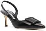 Manolo Blahnik buckle-detail slingback pumps Black - Thumbnail 2