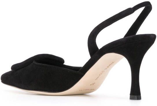 Manolo Blahnik buckle front pumps Black