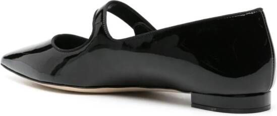 Manolo Blahnik Campari Mary-Jane ballerina shoes Black