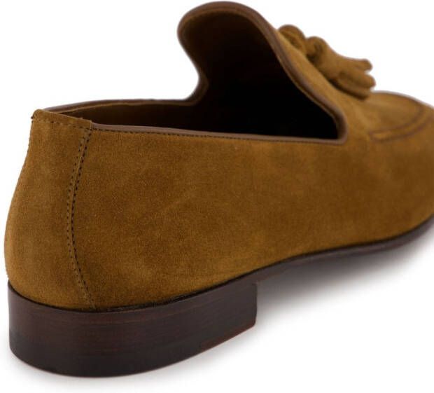 Manolo Blahnik Chester suede loafers Brown