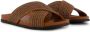 Manolo Blahnik Chiltern crossover-strap sandals Brown - Thumbnail 3