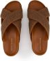 Manolo Blahnik Chiltern crossover-strap sandals Brown - Thumbnail 4